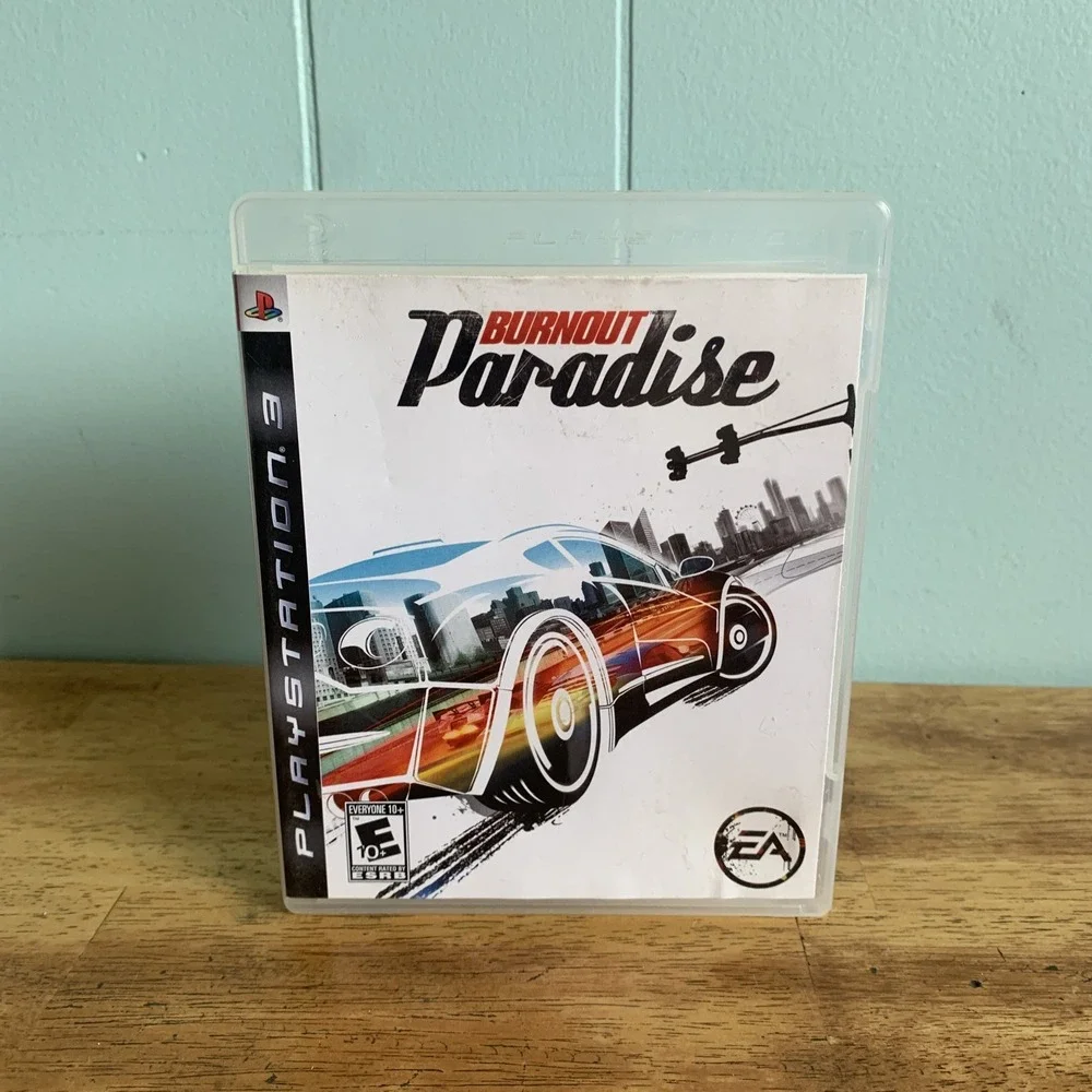 Burnout Paradise (Sony PlayStation 3, 2008) Game And Case Good Condition